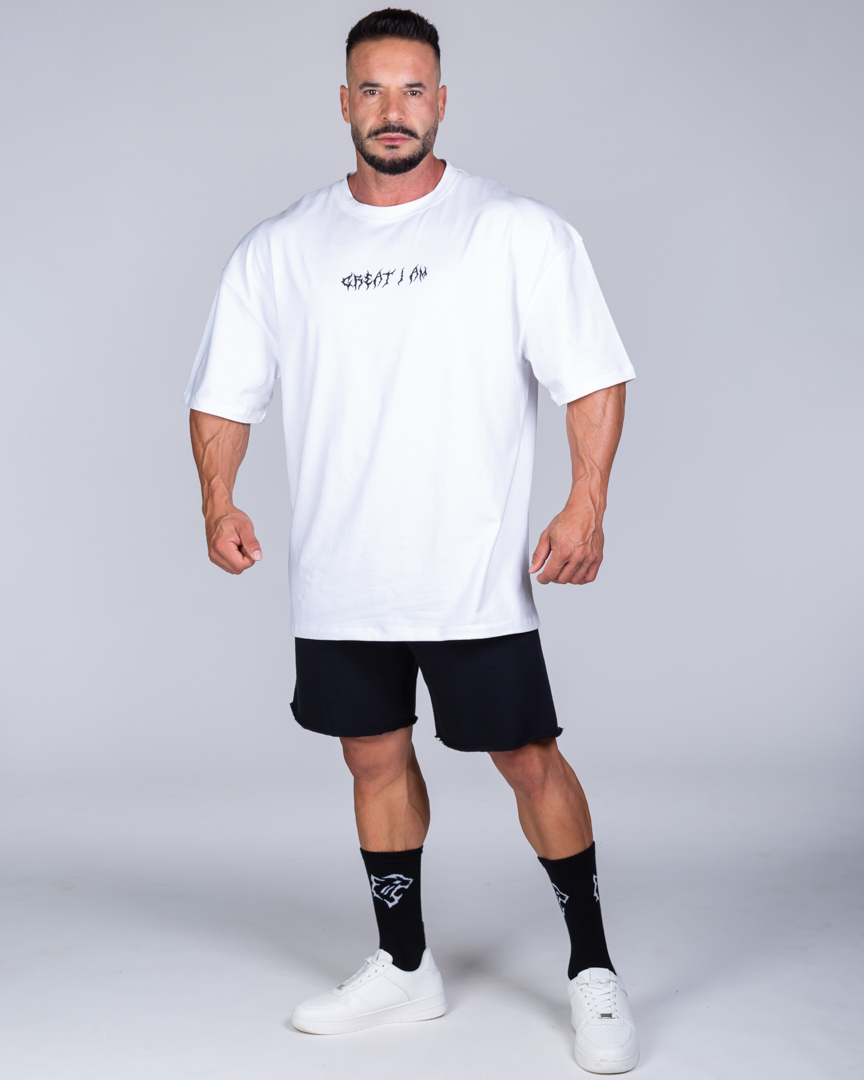 OVERSIZED T-SHIRT DYSTOPIA WHITE - Image 5