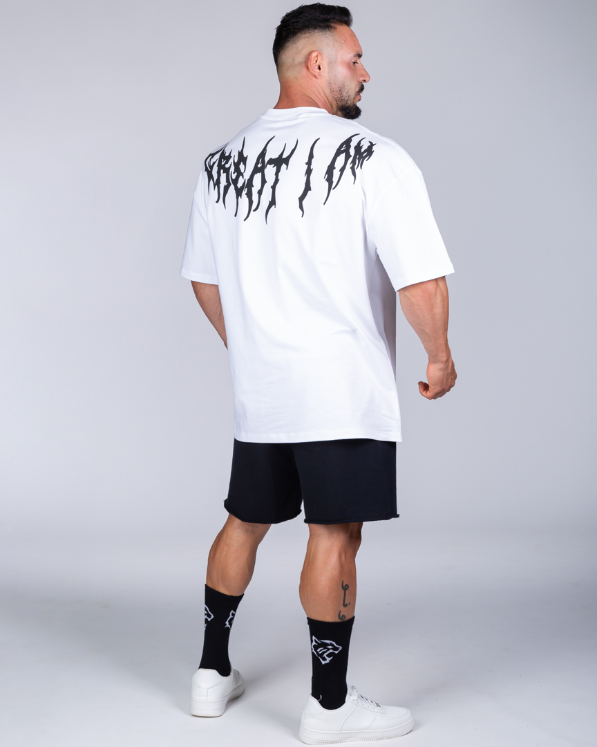 OVERSIZED T-SHIRT DYSTOPIA WHITE - Image 6