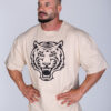 OVERSIZED T-SHIRT TIGER ESSENTIAL BEIGE