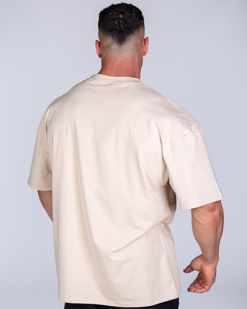 Alternative view of OVERSIZED T-SHIRT TIGER ESSENTIAL BEIGE