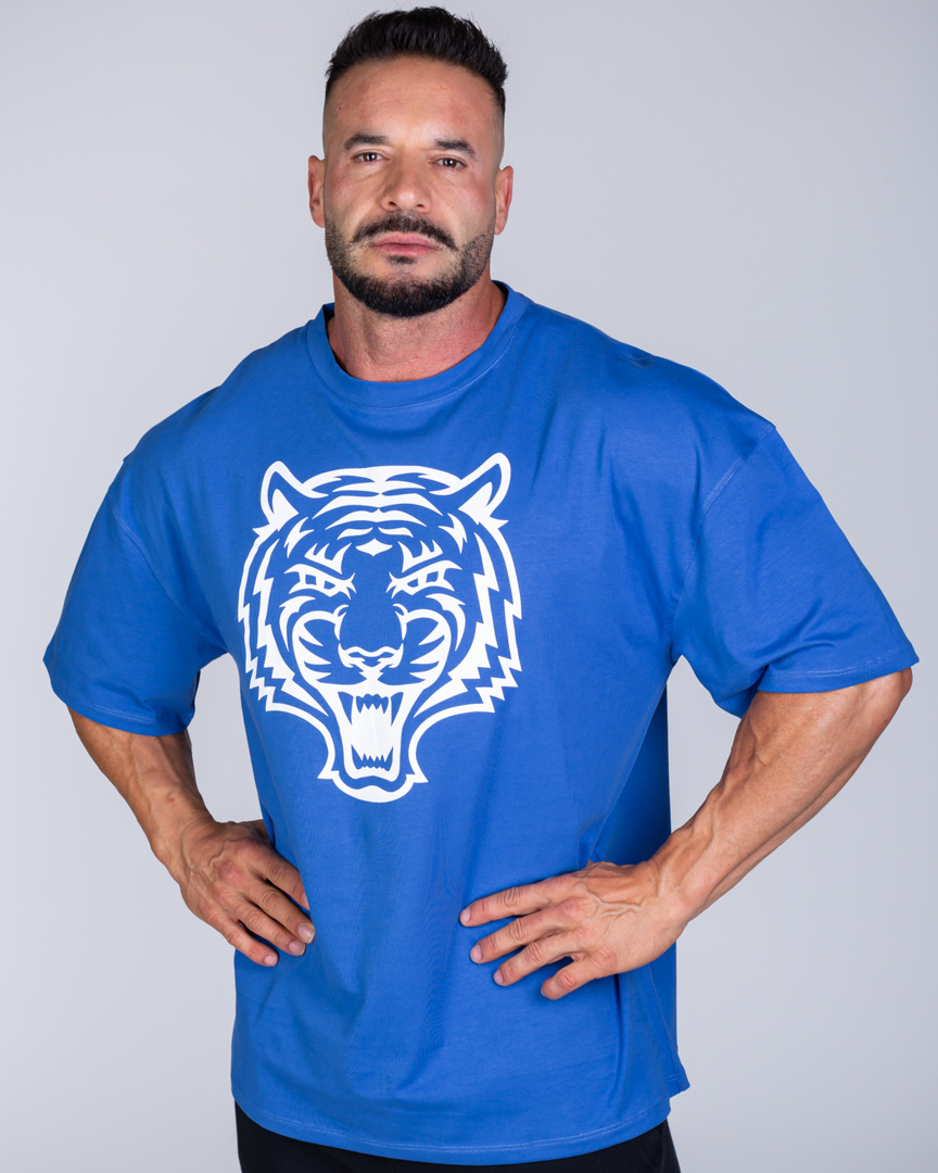 OVERSIZED T-SHIRT TIGER ESSENTIAL BLUE