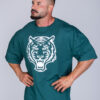 OVERSIZED T-SHIRT TIGER ESSENTIAL GREEN - Great I Am