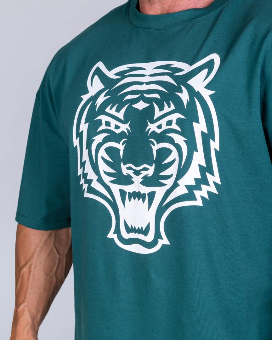 OVERSIZED T-SHIRT TIGER ESSENTIAL GREEN - Image 3
