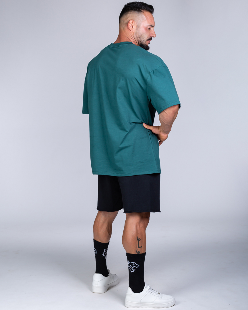 OVERSIZED T-SHIRT TIGER ESSENTIAL GREEN - Image 5