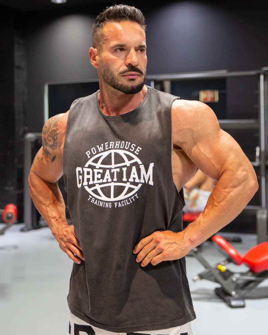 Sleeveless Powerhouse Washed