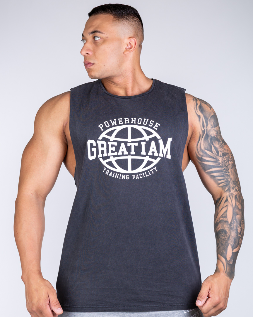 SLEEVELESS POWERHOUSE WASHED - Image 3