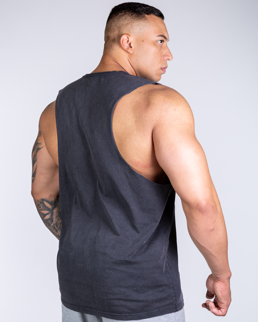 Alternative view of SLEEVELESS POWERHOUSE WASHED