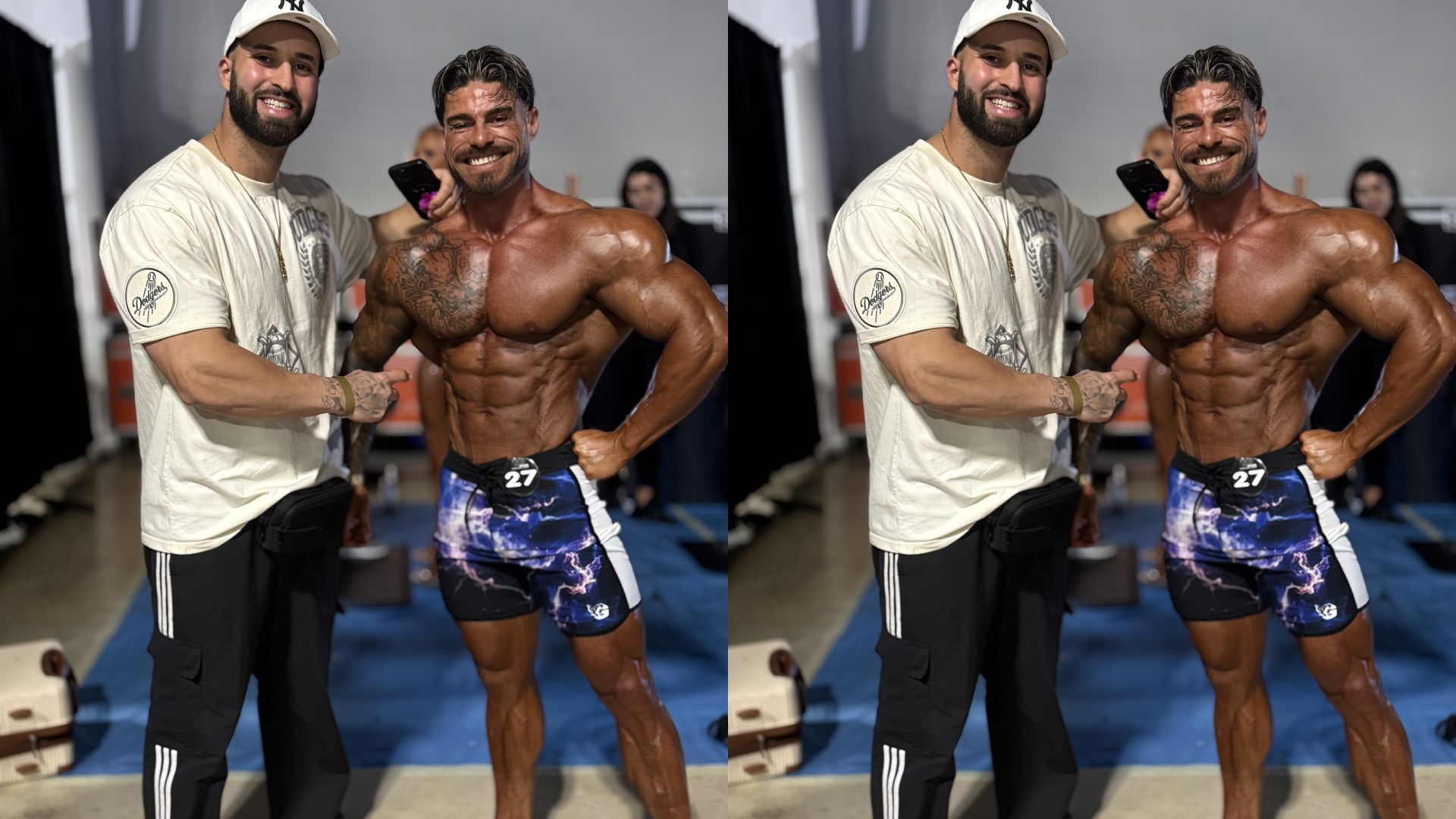Filipe Martins com João Dias em Miami