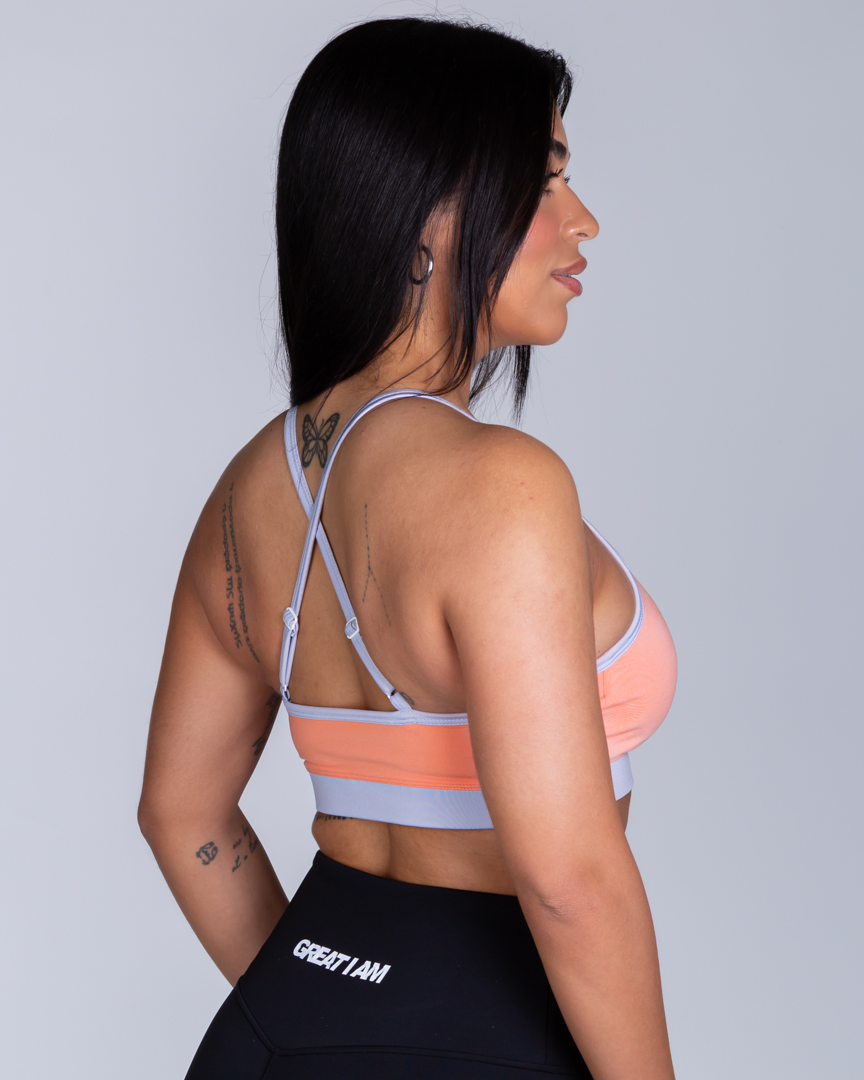 Alternative view of EVERYDAY STRAPPY BRA CONTOUR ORANGE