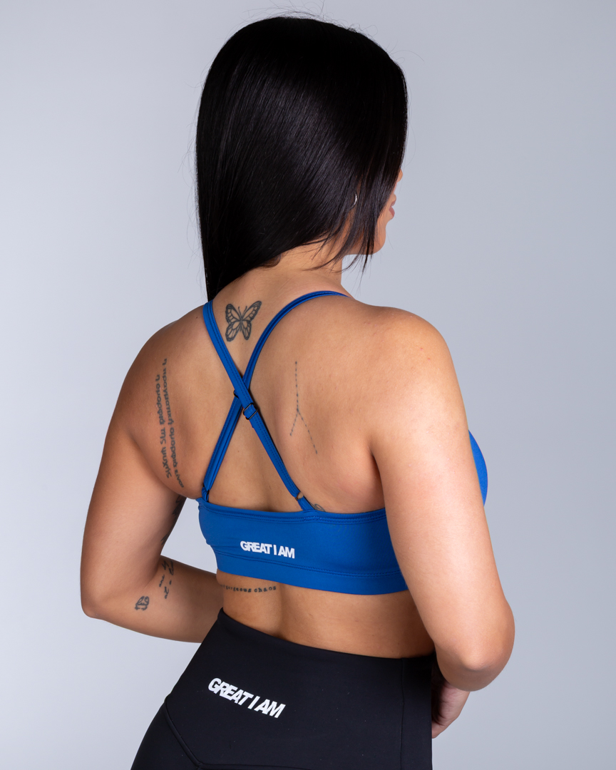 Alternative view of EVERYDAY STRAPPY BRA GREAT I AM BLUE