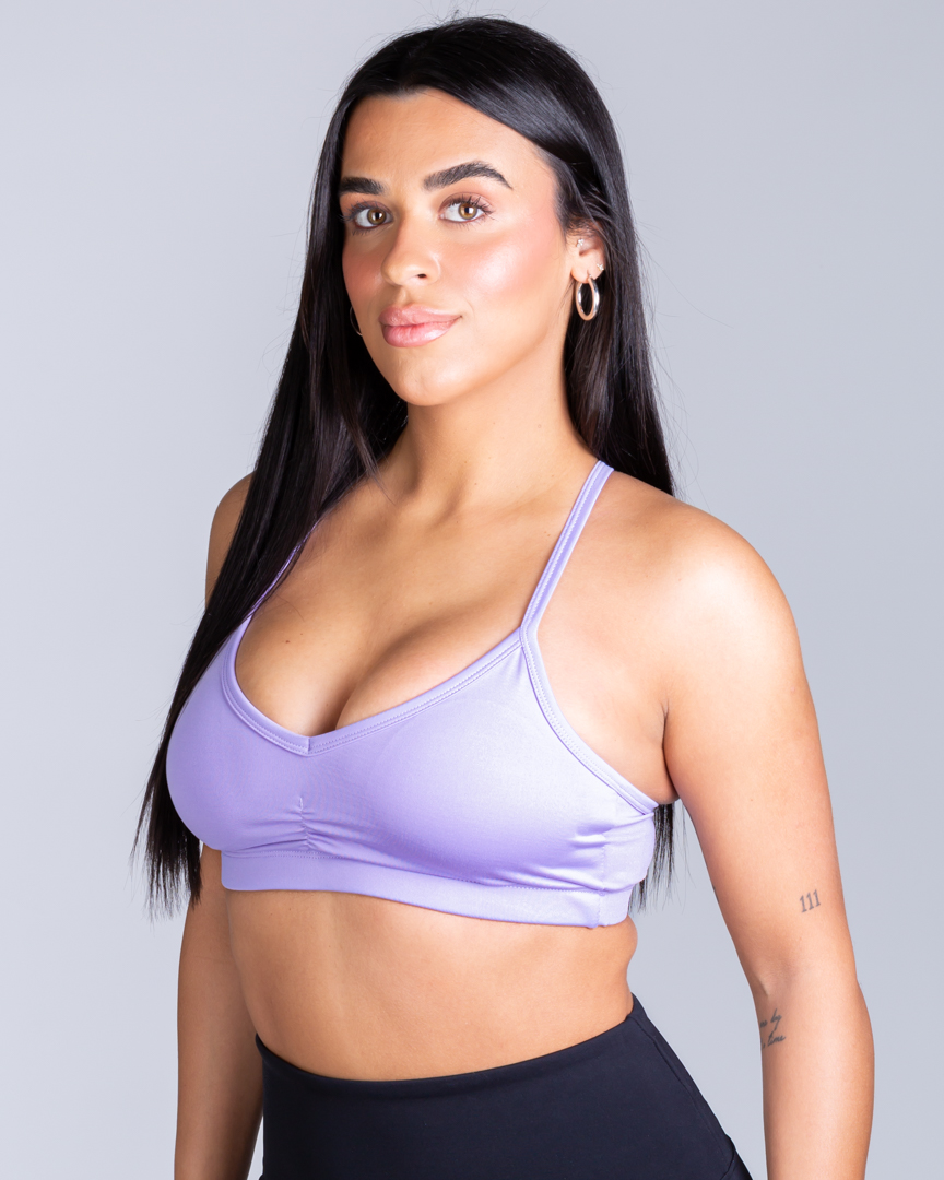 Alternative view of EVERYDAY STRAPPY BRA GREAT I AM PURPLE