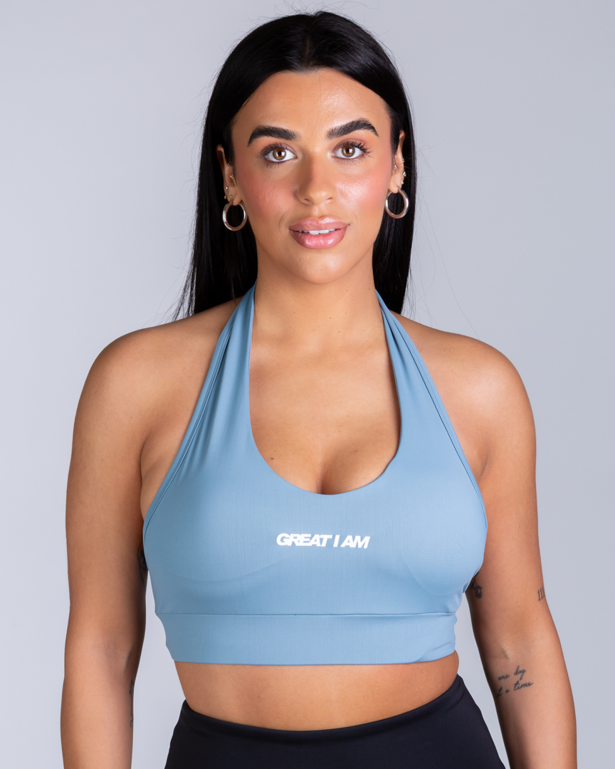 HALTER NECK BRA GREAT I AM ICE - Image 8