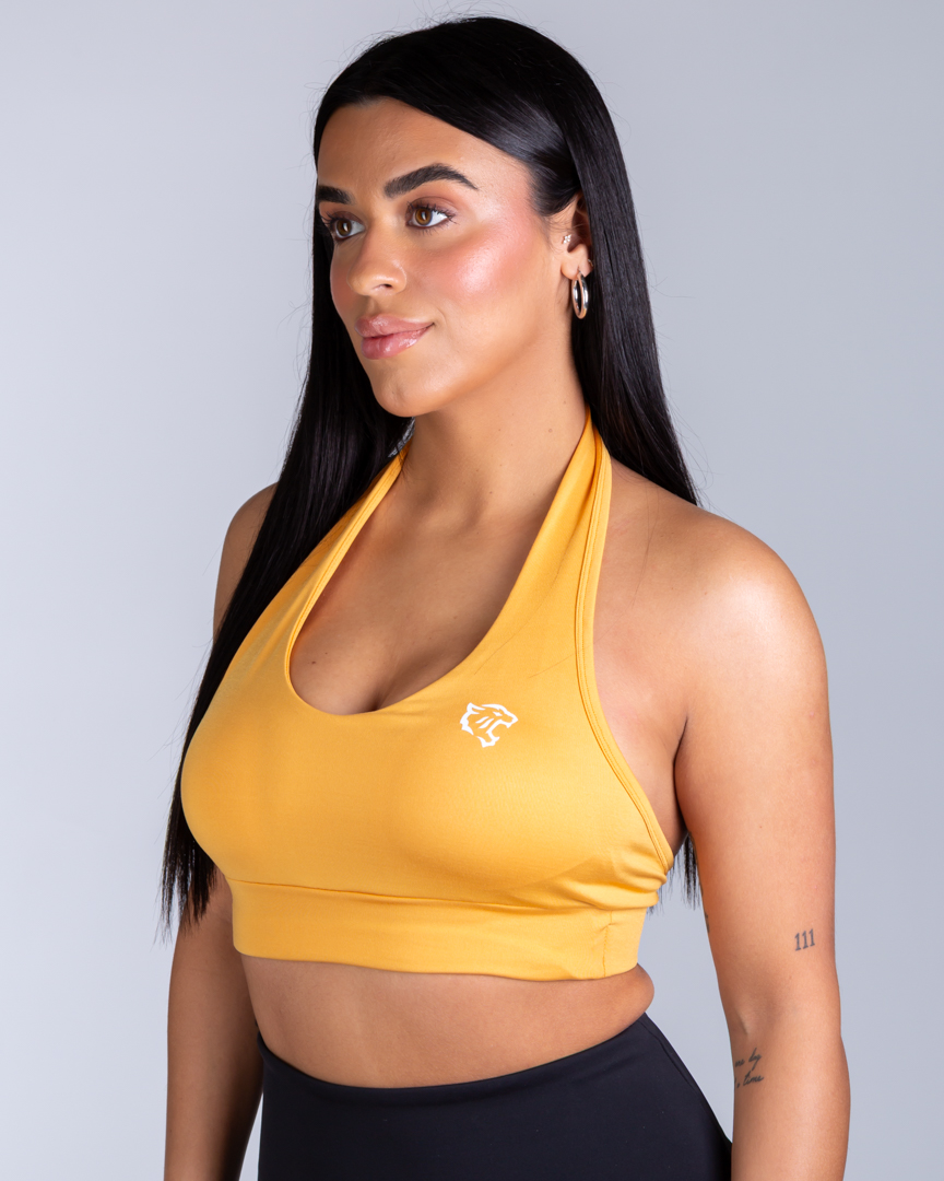 Alternative view of HALTER NECK BRA TIGER ORANGE