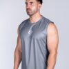 MUSCLE FIT TANKTOP GREY - Great I Am