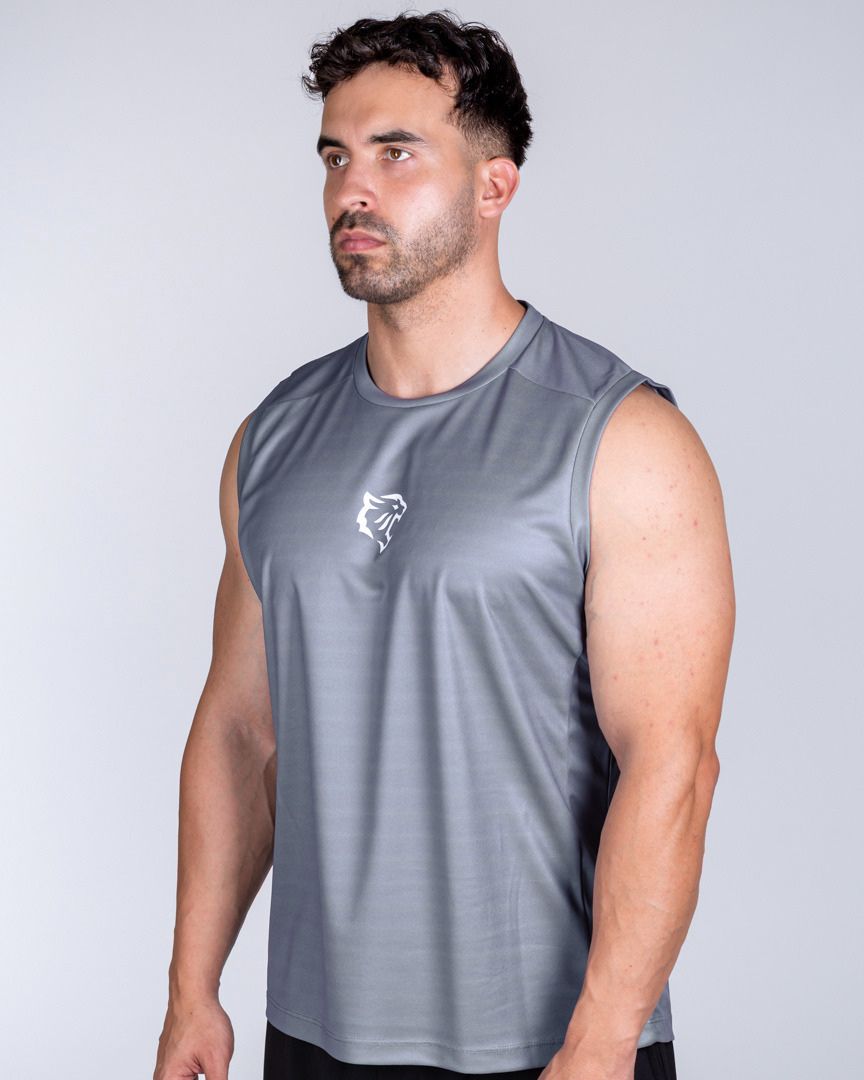 MUSCLE FIT TANKTOP GREY