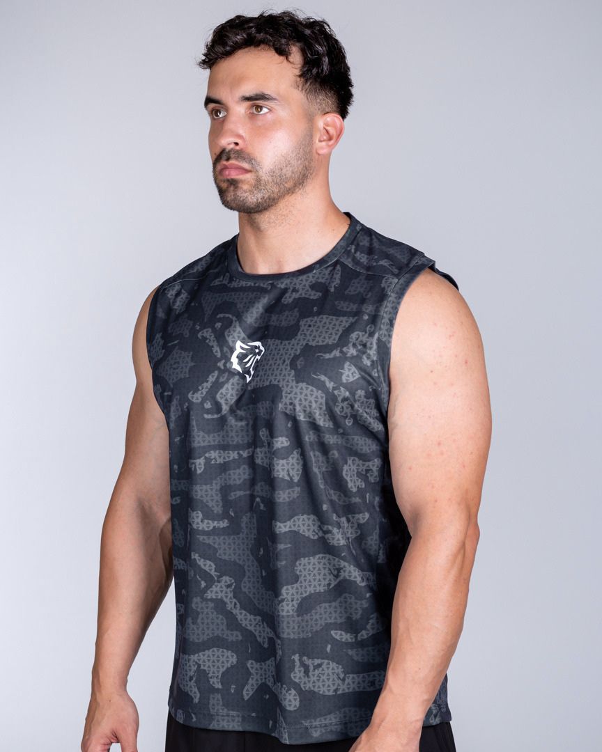 MUSCLE FIT TANKTOP CAMO