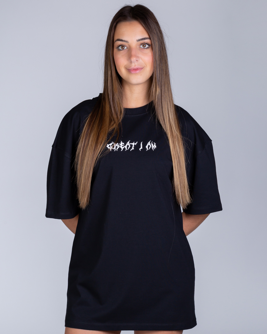 Alternative view of OVERSIZED T-SHIRT DYSTOPIA BLACK