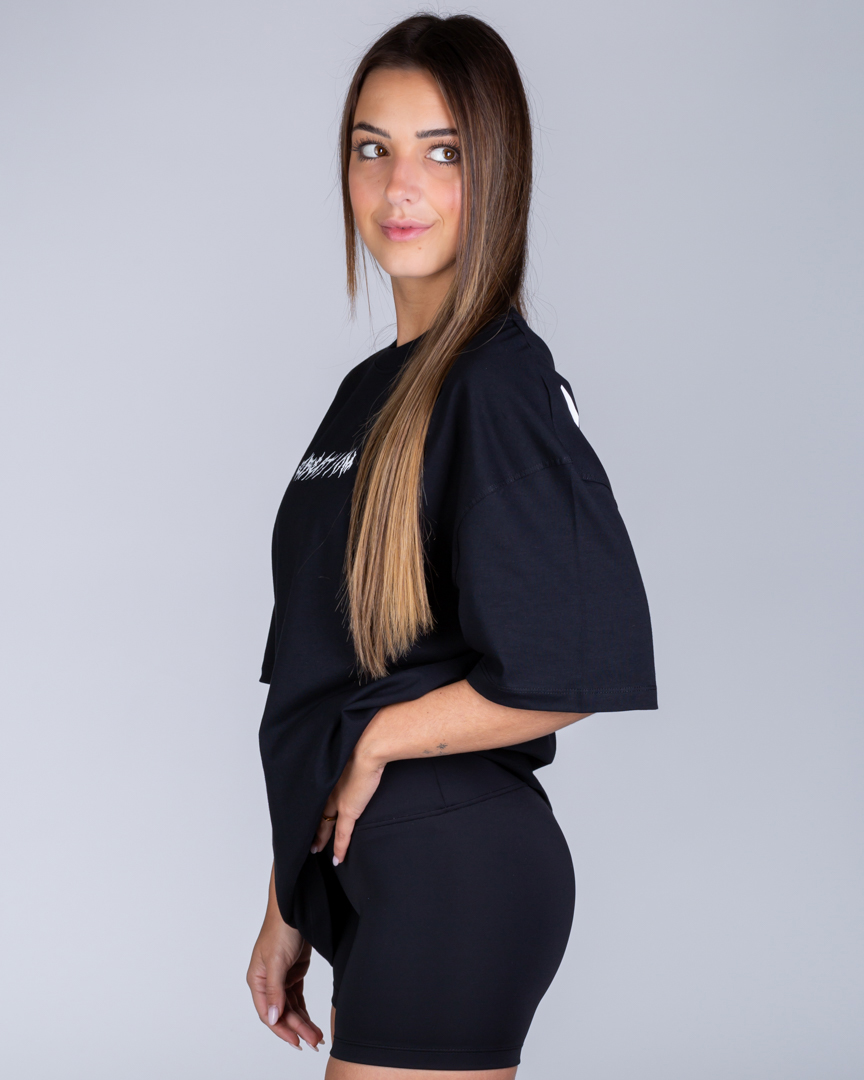 OVERSIZED T-SHIRT DYSTOPIA BLACK - Image 6