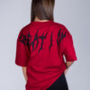 OVERSIZED T-SHIRT DYSTOPIA BURGUNDY - Great I Am