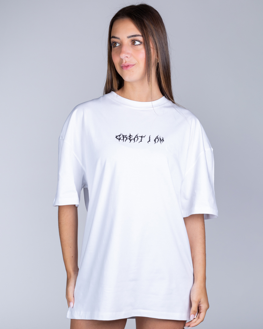 Alternative view of OVERSIZED T-SHIRT DYSTOPIA WHITE