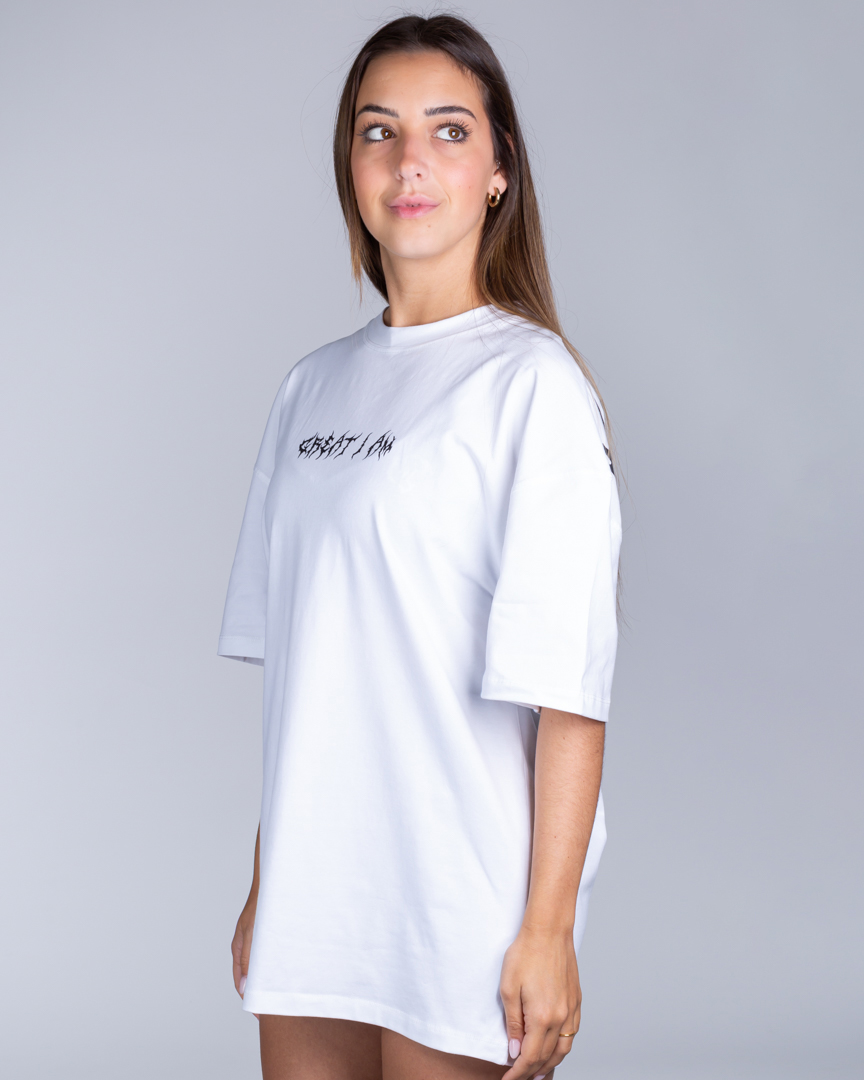 OVERSIZED T-SHIRT DYSTOPIA WHITE - Image 5