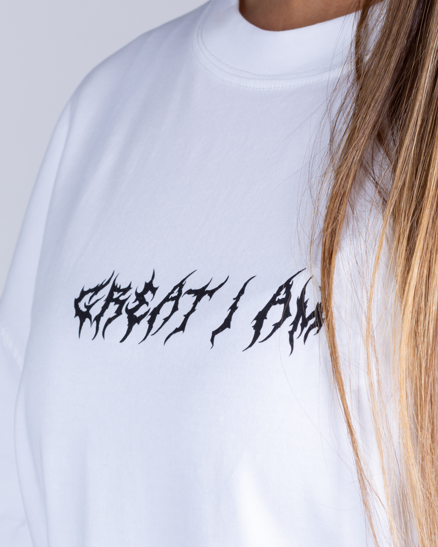 OVERSIZED T-SHIRT DYSTOPIA WHITE - Image 7