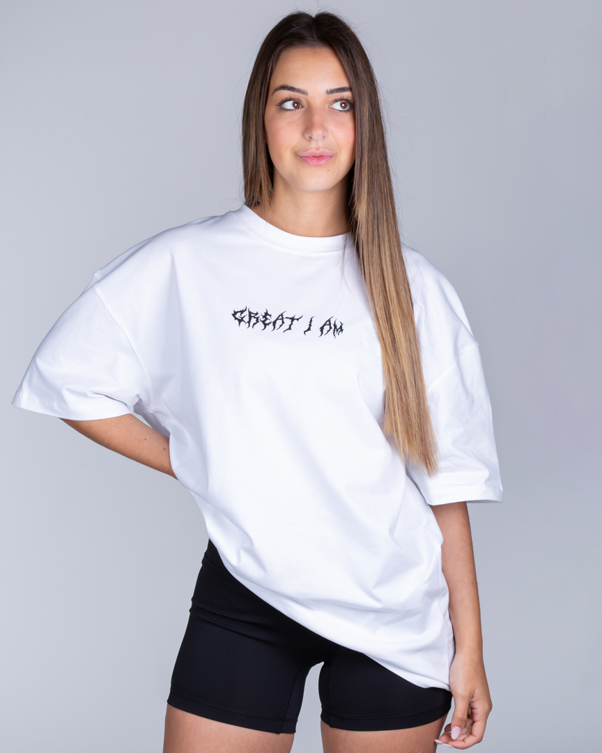 OVERSIZED T-SHIRT DYSTOPIA WHITE - Image 9