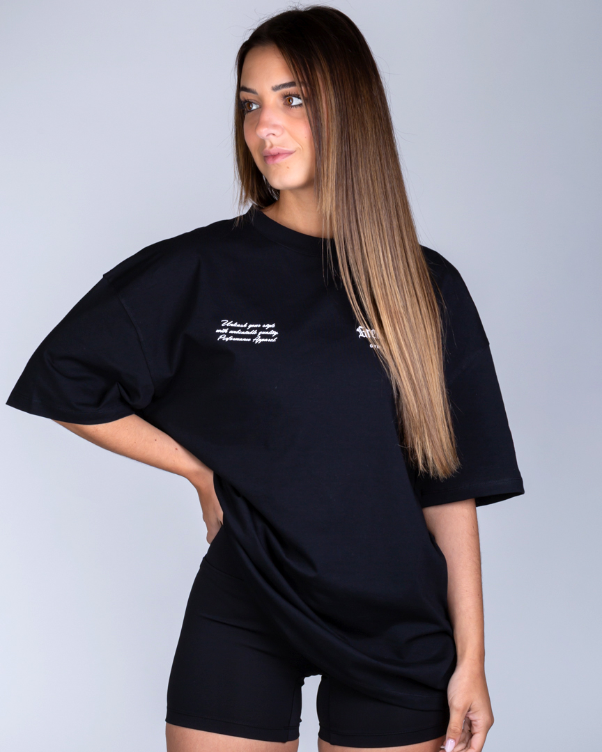 Alternative view of OVERSIZED T-SHIRT GYM SOCIETY BLACK