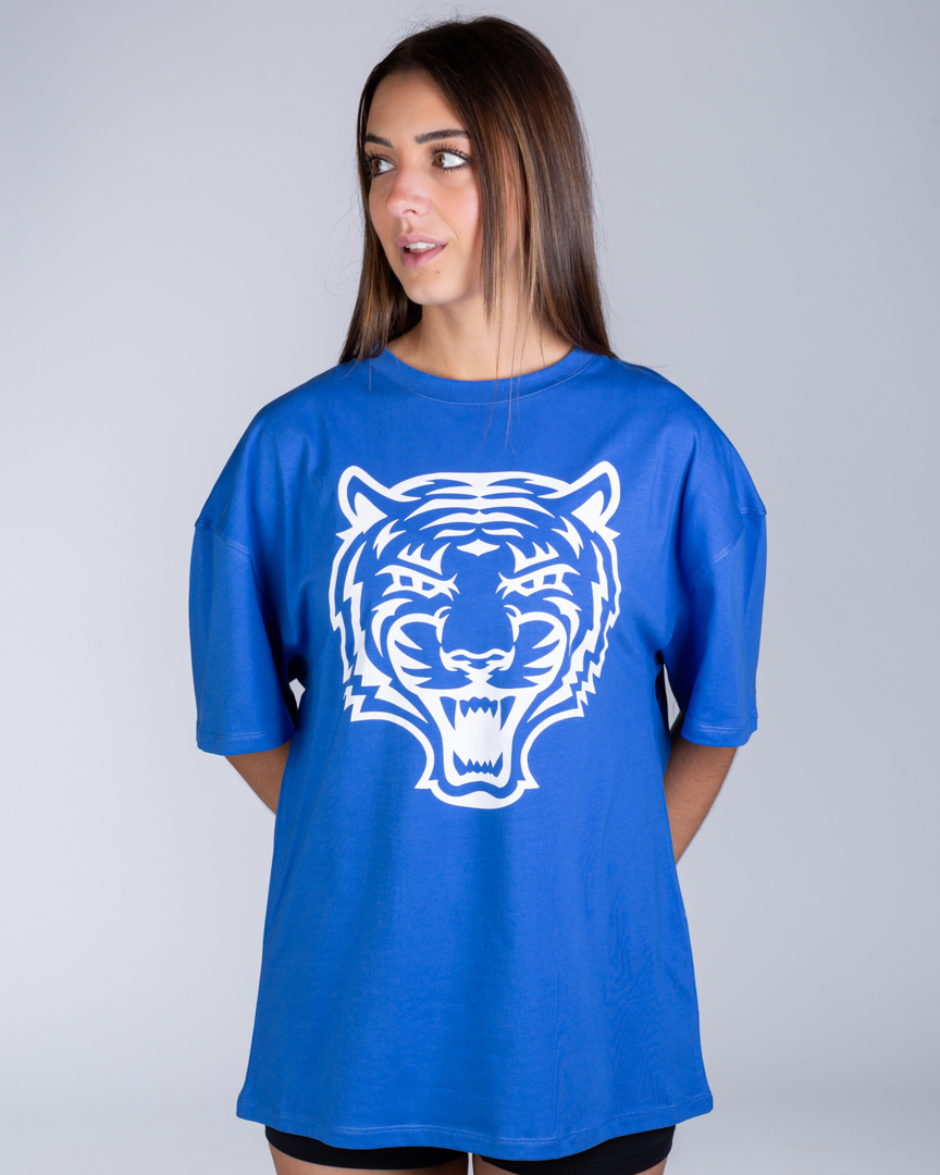 OVERSIZED T-SHIRT TIGER ESSENTIAL BLUE