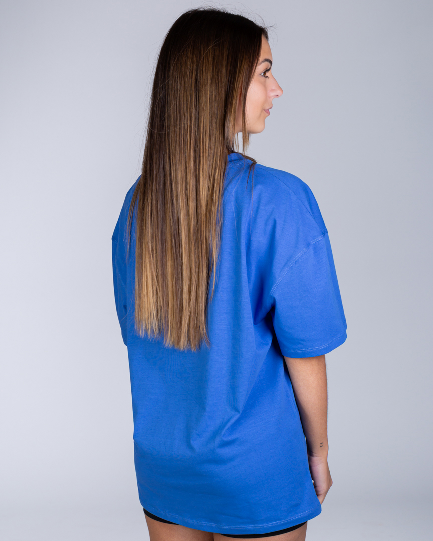 OVERSIZED T-SHIRT TIGER ESSENTIAL BLUE - Image 3
