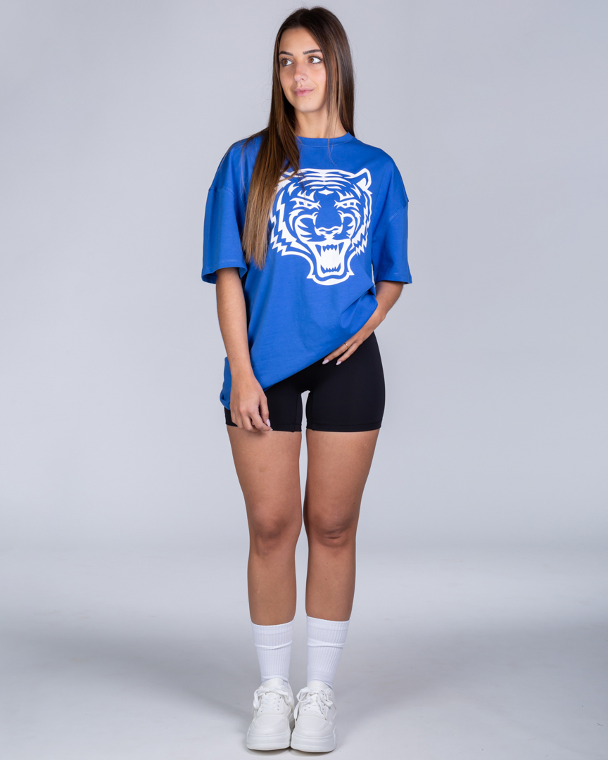OVERSIZED T-SHIRT TIGER ESSENTIAL BLUE - Image 5