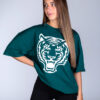 OVERSIZED T-SHIRT TIGER ESSENTIAL GREEN