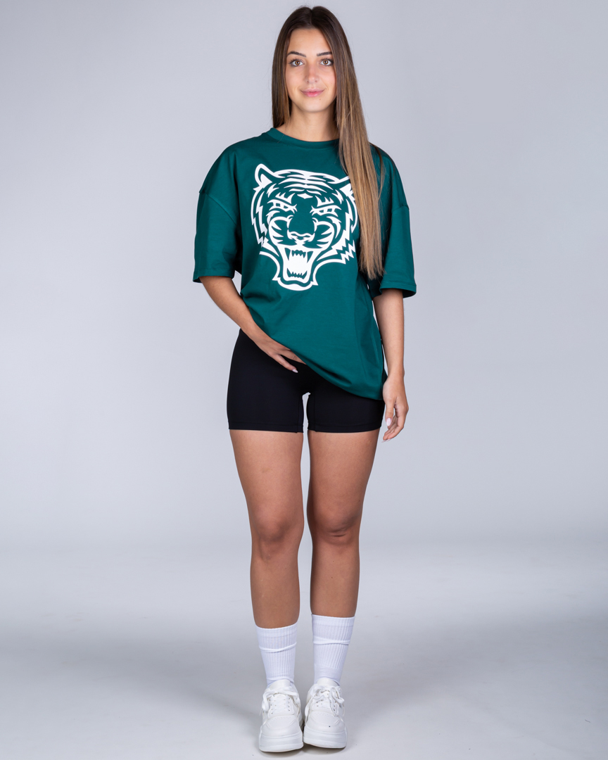 OVERSIZED T-SHIRT TIGER ESSENTIAL GREEN - Image 3