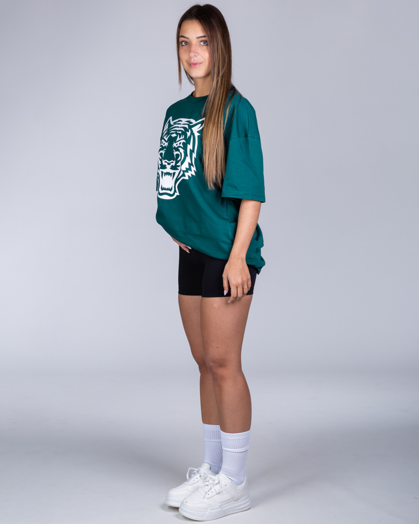 OVERSIZED T-SHIRT TIGER ESSENTIAL GREEN - Image 6