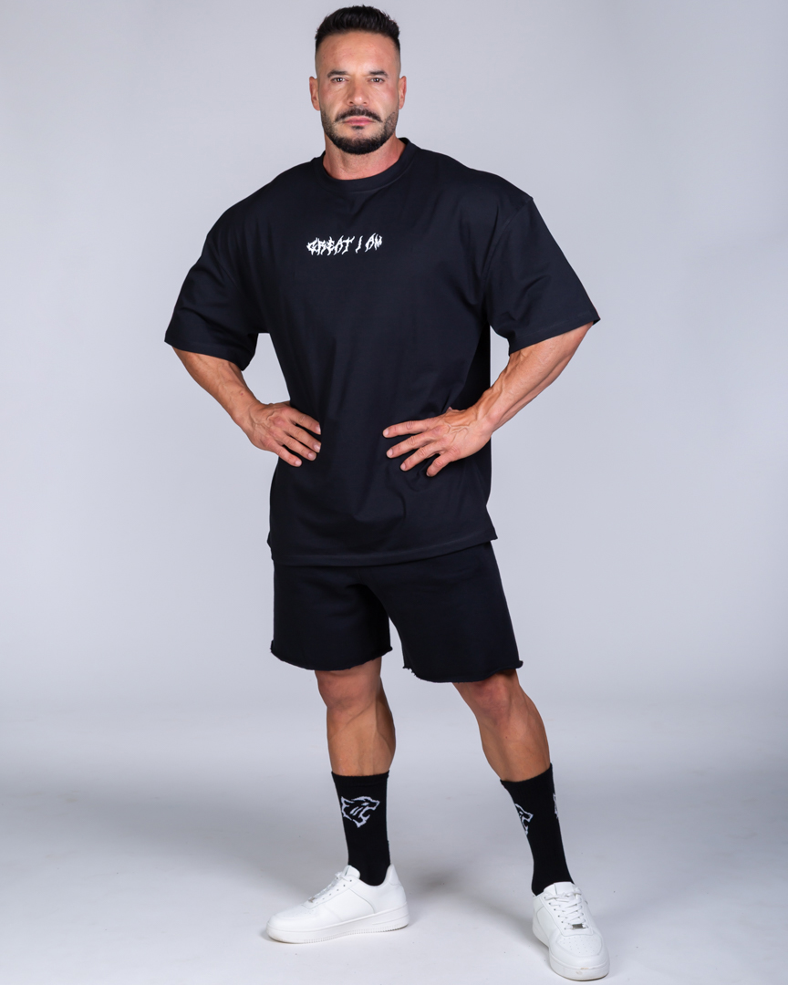 OVERSIZED T-SHIRT DYSTOPIA BLACK - Image 5