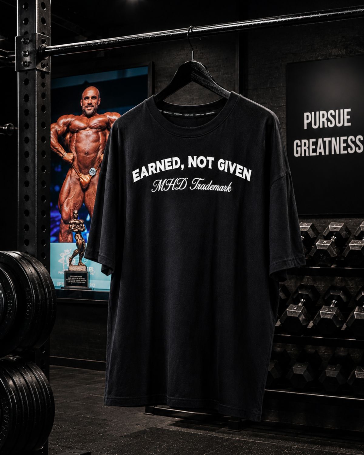 Frente da t-shirt Team MHD