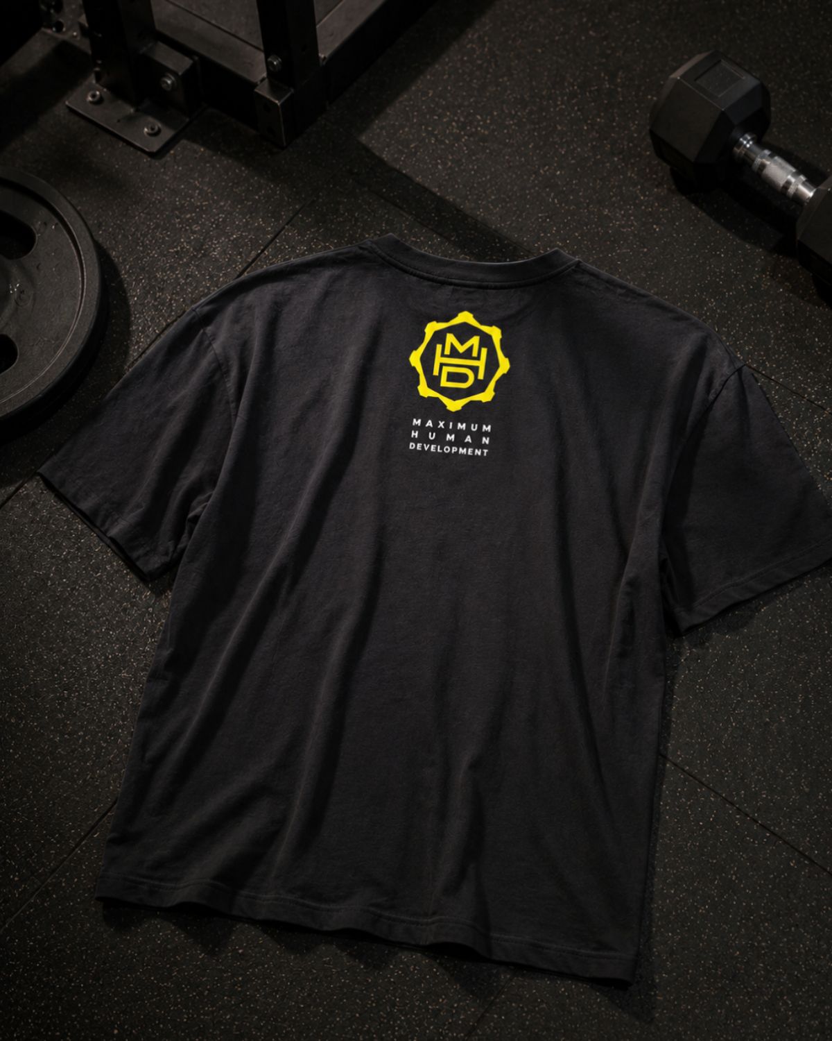 Costas da t-shirt Team MHD