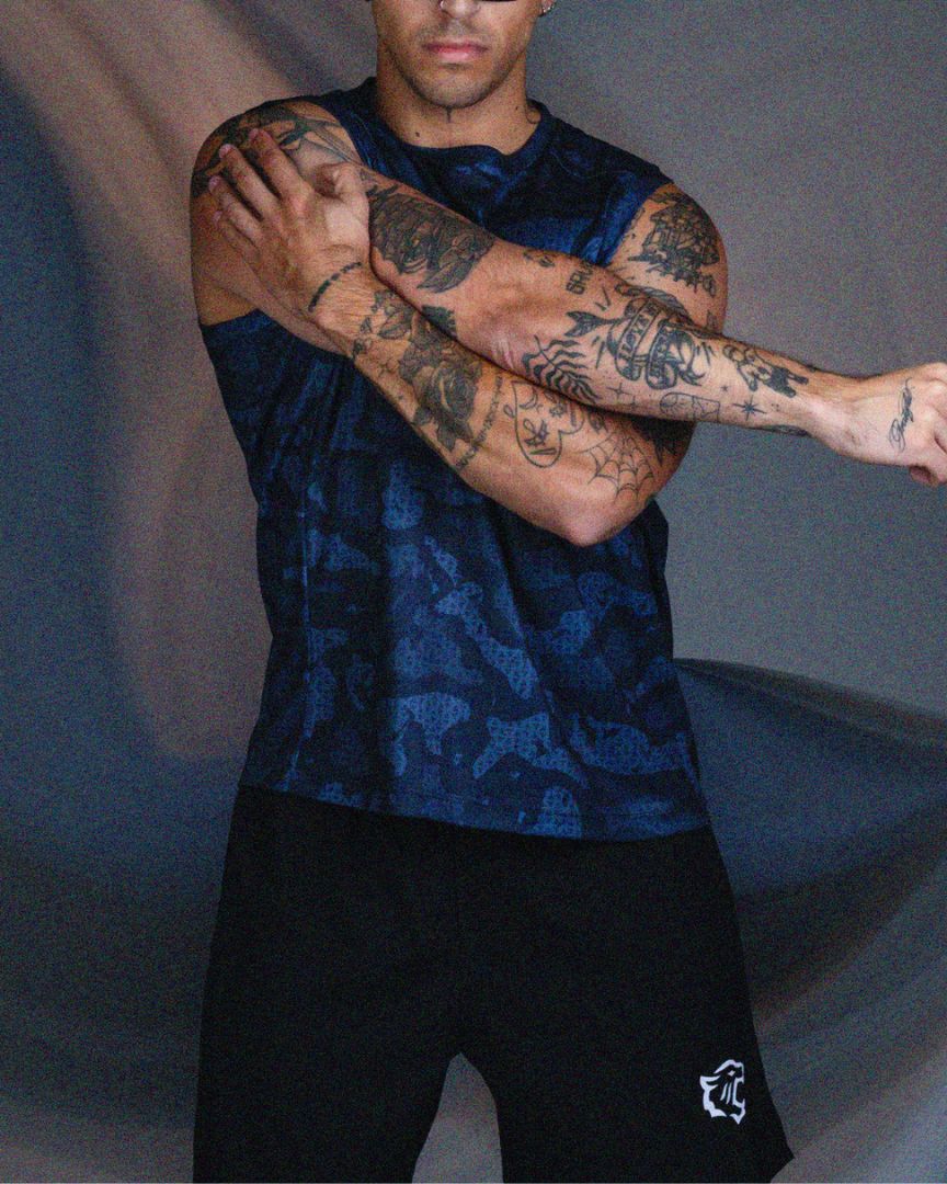 MUSCLE FIT TANKTOP CAMO - Great I Am