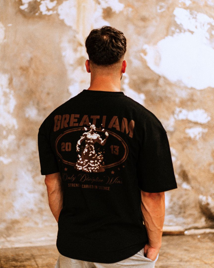 OVERSIZED T-SHIRT ONLY DISCIPLINE BLACK - Image 7