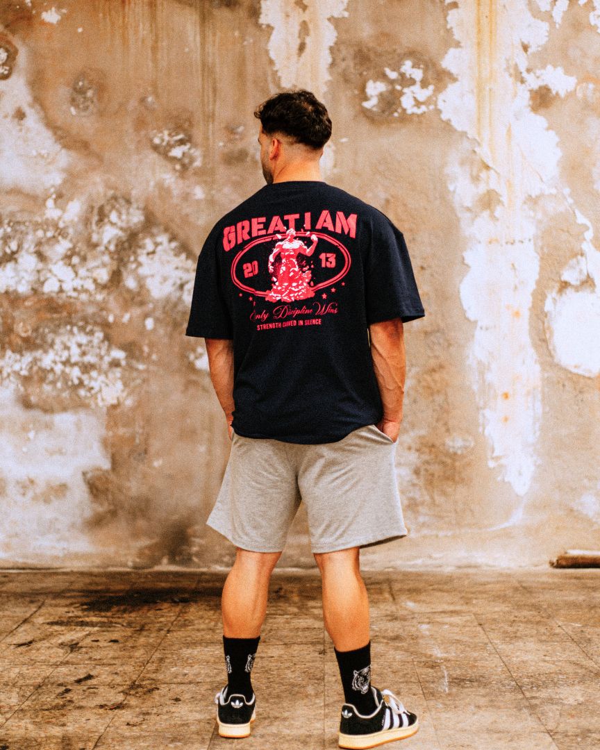 OVERSIZED T-SHIRT ONLY DISCIPLINE NAVY - Image 8