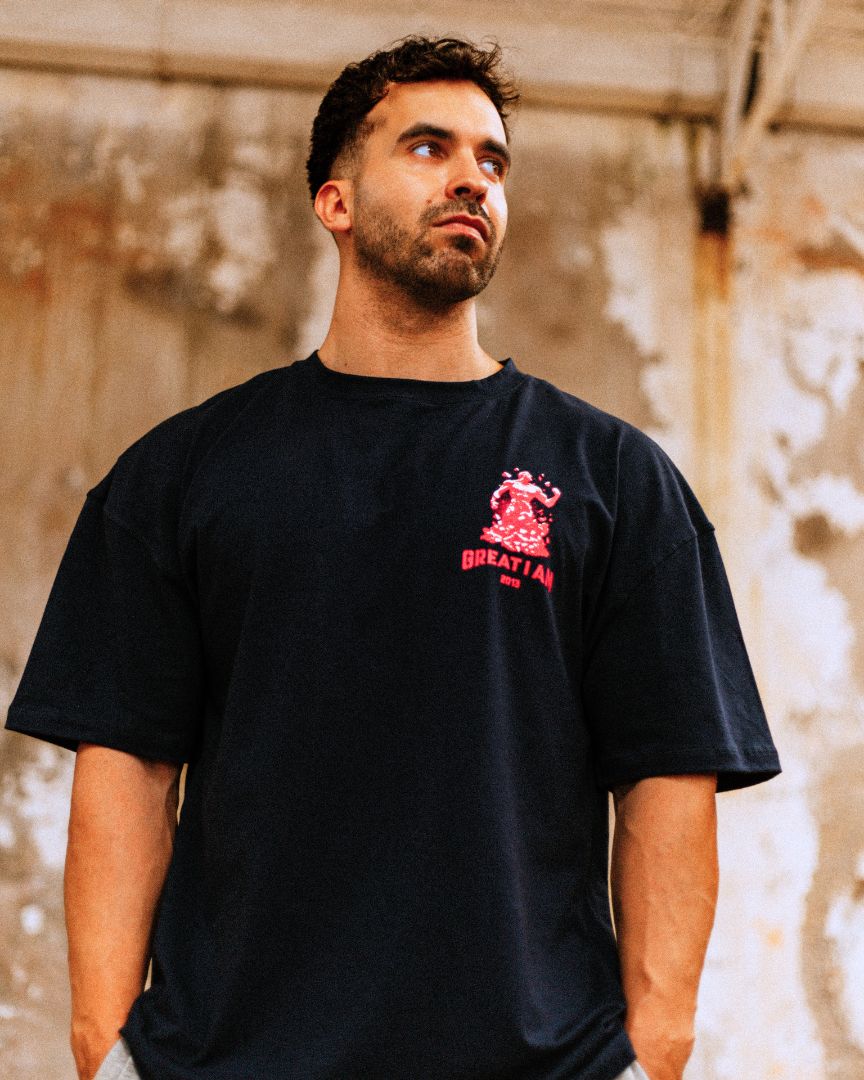 OVERSIZED T-SHIRT ONLY DISCIPLINE NAVY - Image 7