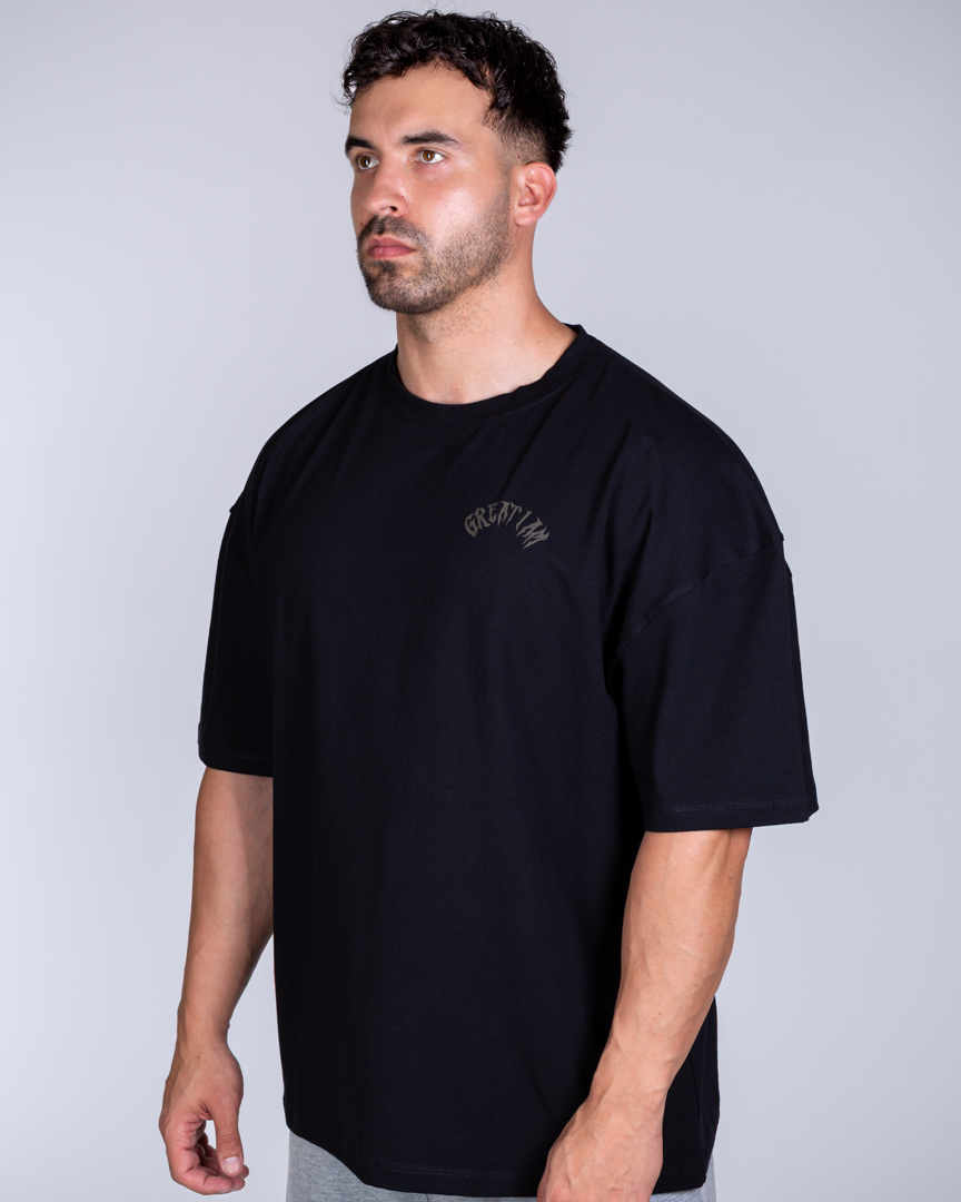 OVERSIZED T-SHIRT EARNED BLACK - Image 6