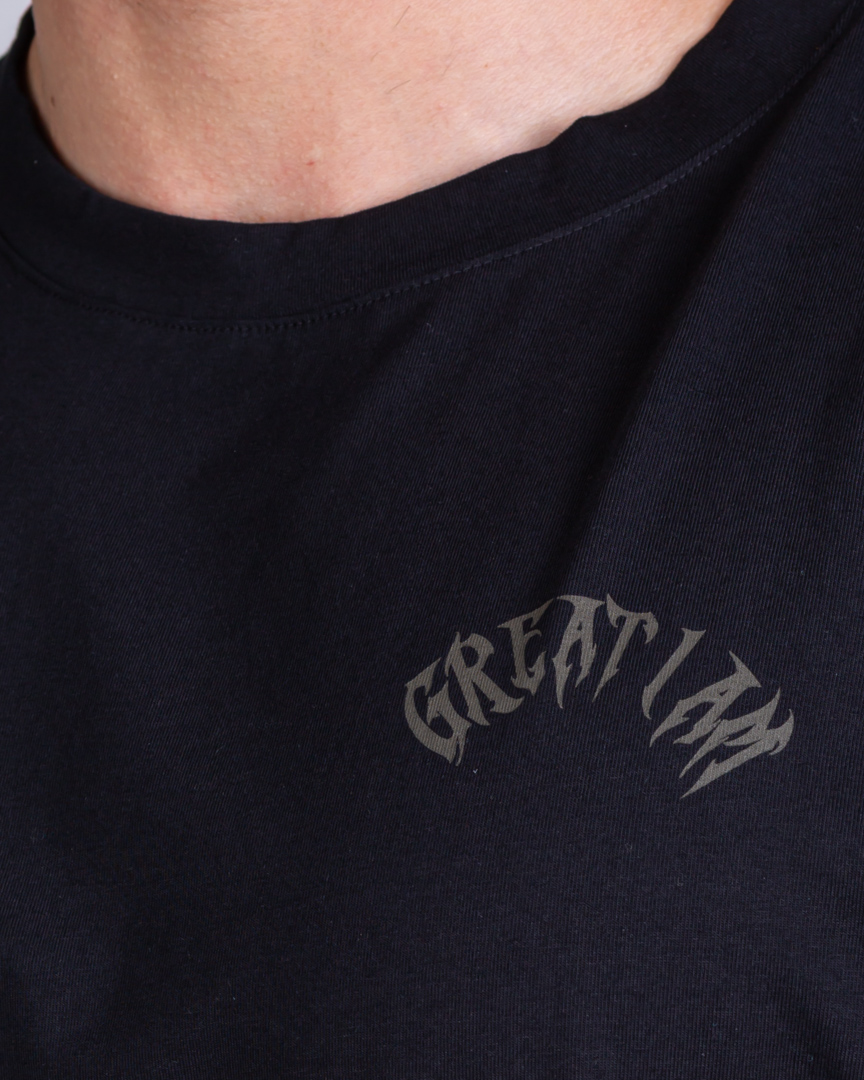 OVERSIZED T-SHIRT EARNED BLACK - Image 5
