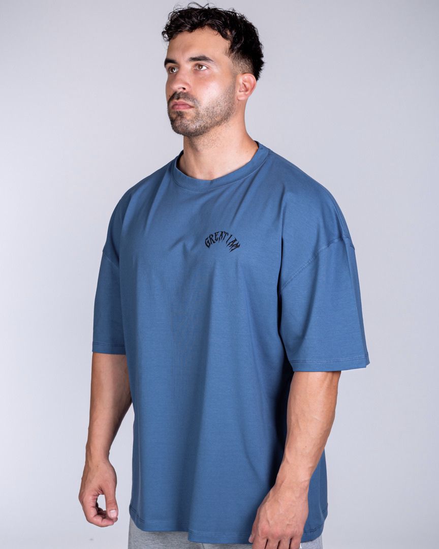 Alternative view of OVERSIZED T-SHIRT EARNED BLUE