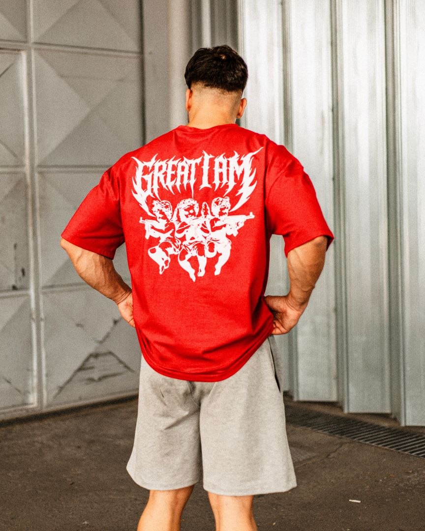 Oversized T-Shirt Iron Angel