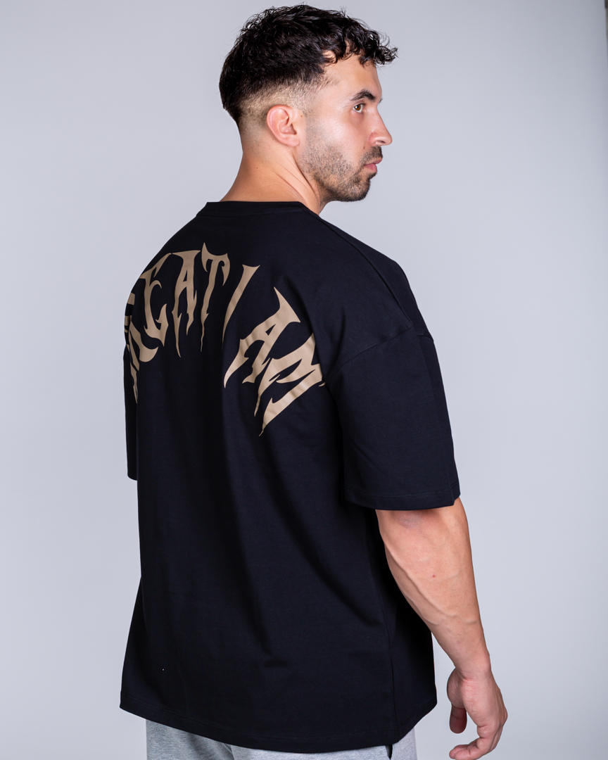 OVERSIZED T-SHIRT NOT GIVEN BLACK - Image 3