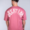 OVERSIZED T-SHIRT NOT GIVEN MAUVE