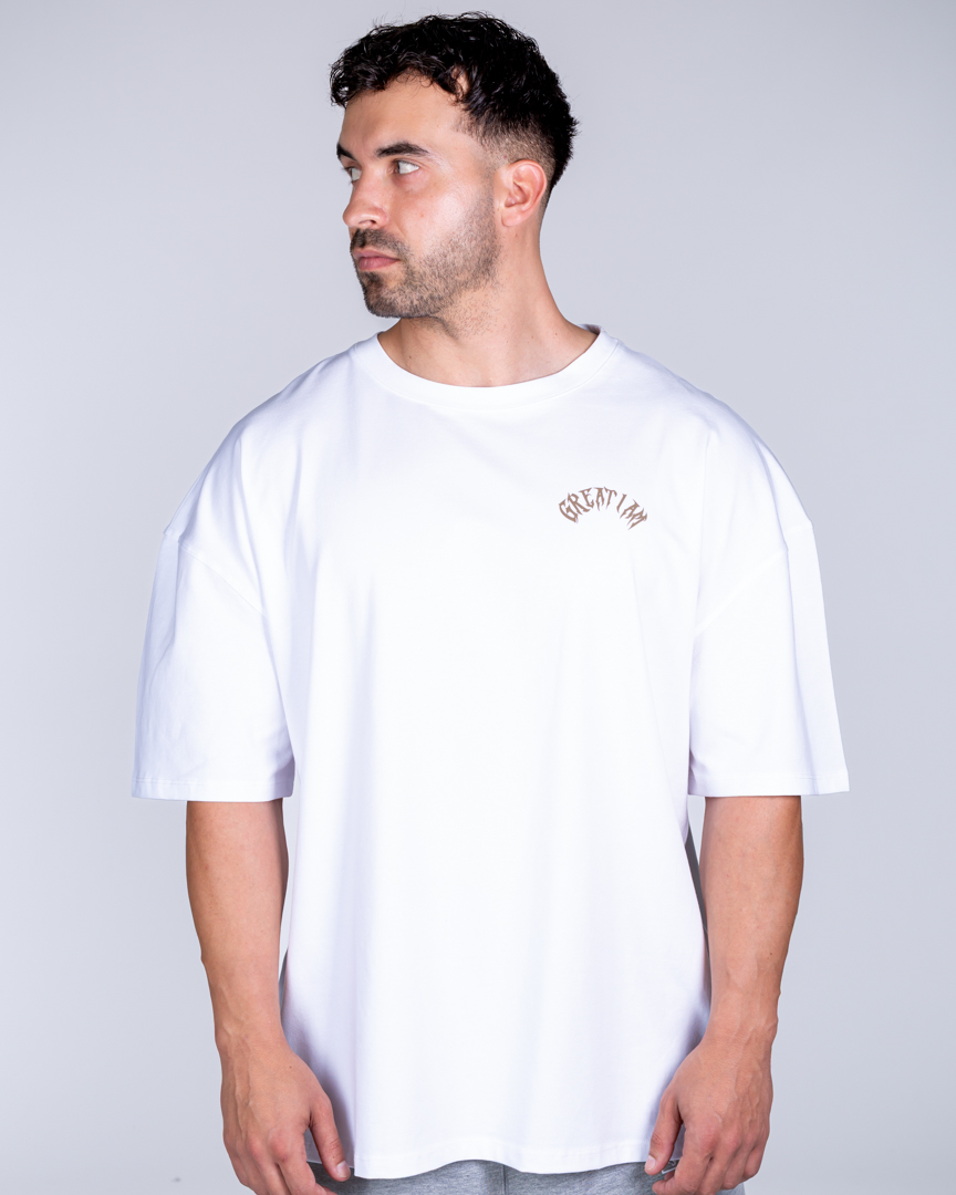 Alternative view of OVERSIZED T-SHIRT NOT GIVEN WHITE