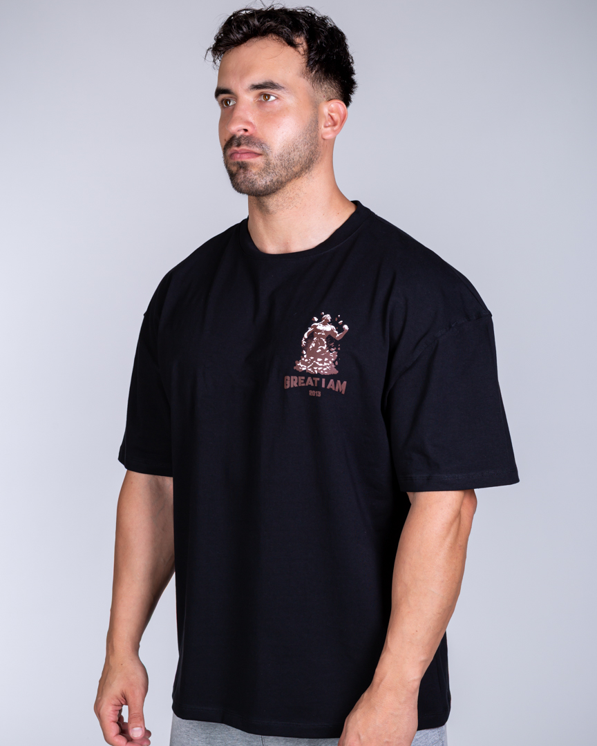 OVERSIZED T-SHIRT ONLY DISCIPLINE BLACK - Image 6