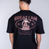 OVERSIZED T-SHIRT ONLY DISCIPLINE BLACK